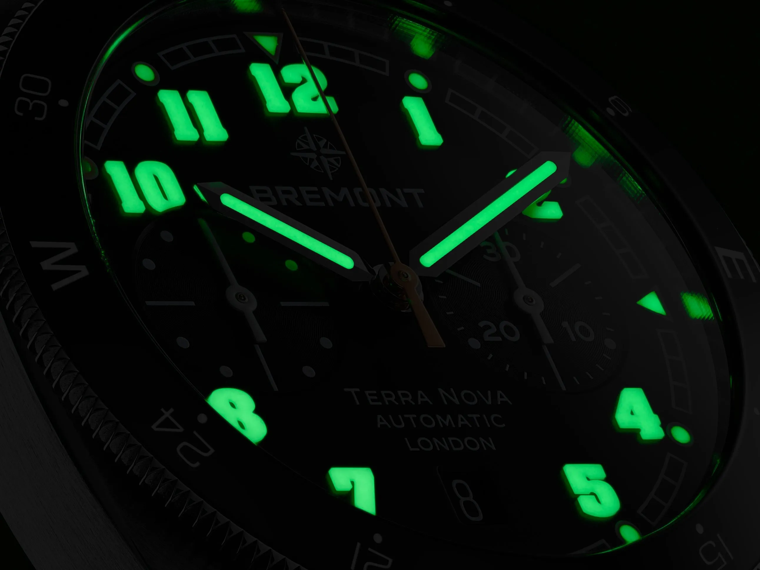 Bremont Terra Nova 42.5mm Chronograph TN42-CHR-SS-BK-L-S